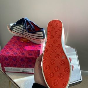 Tory Burch Fashion Sneakers size 11 gently worn